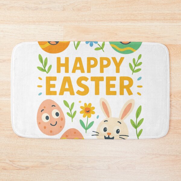 Item preview, Easter, holiday, happy Easter, rabbit, egg, cheerful, colours, colourful, funny  designed and sold by B-M-Store.