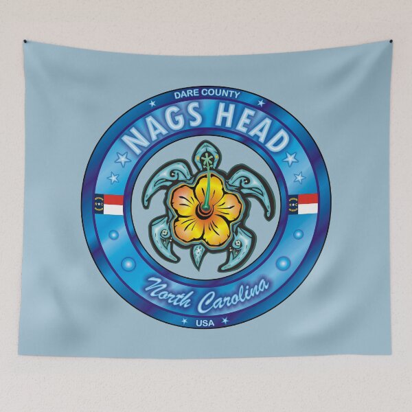 Item preview, Nags Head NC sea turtle hibiscus designed and sold by studioss76.