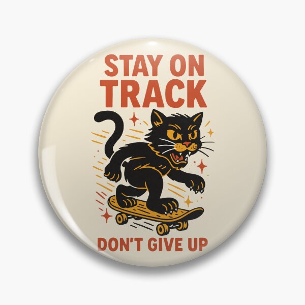 Item preview, Determined Tracks Cat designed and sold by zzz888.