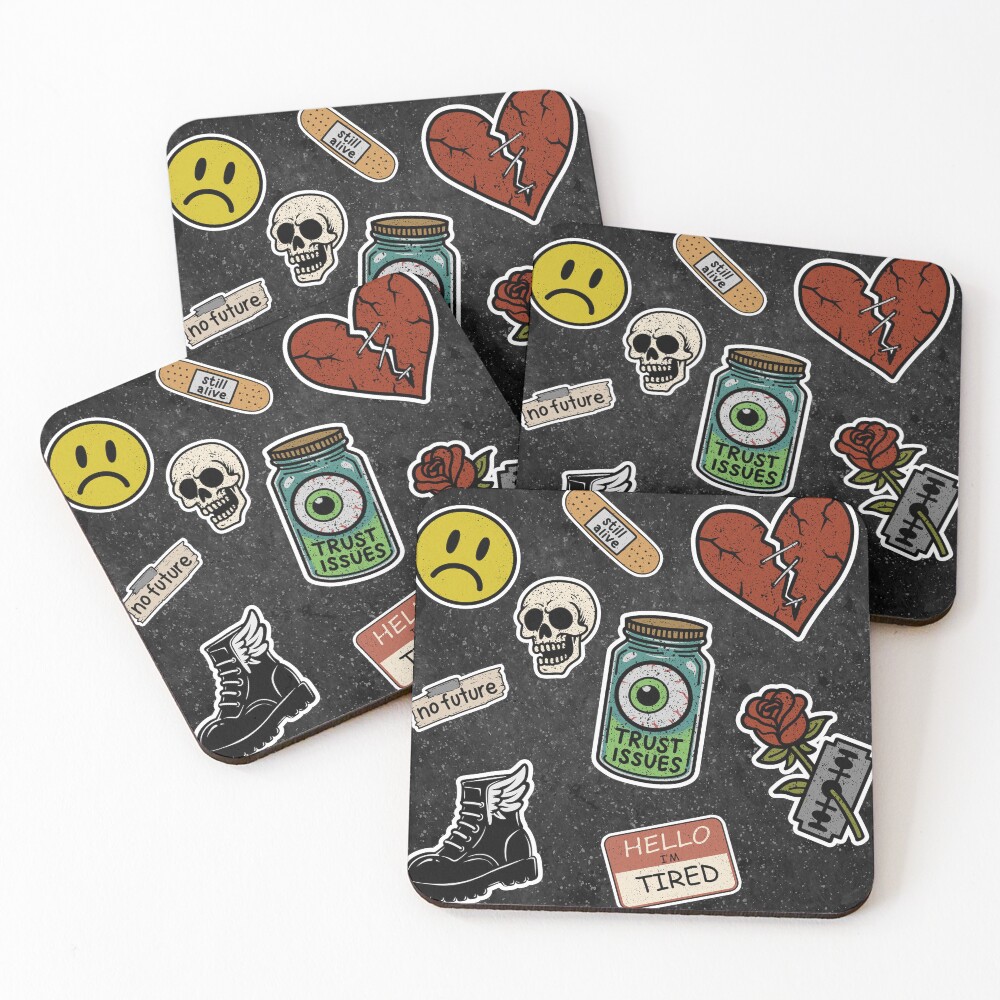 Item preview, Coasters (Set of 4) designed and sold by SimpleT-S.