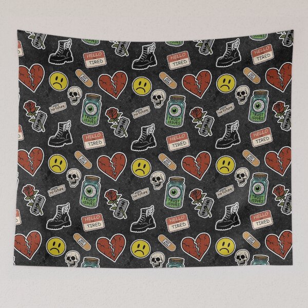 Item preview, Punk Stickerbomb designed and sold by Dmitrii Legoshin.