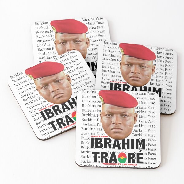 Item preview, Ibrahim Traoré Burkina Faso designed and sold by Wolagno.