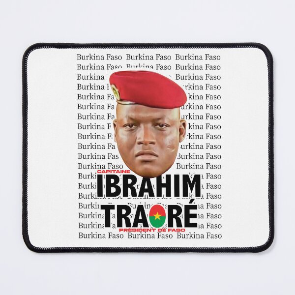 Item preview, Ibrahim Traoré Burkina Faso designed and sold by Wolagno.