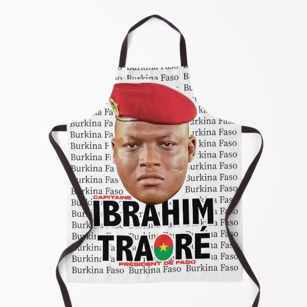 Item preview, Ibrahim Traoré Burkina Faso designed and sold by Wolagno.