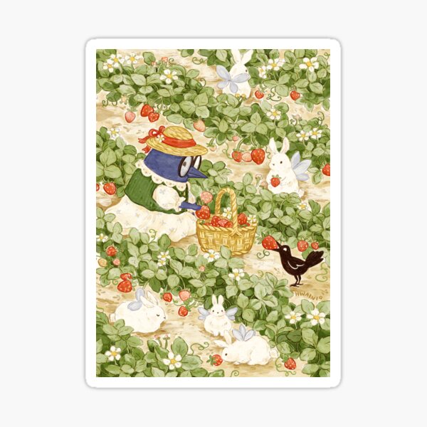 Item preview, Strawberry Meadow Strawberry Picking designed and sold by hwainio.