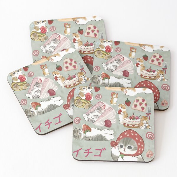Item preview, ♡ Mofusand Strawberry Collage ♡ designed and sold by ♡ lexiecharmz ♡.