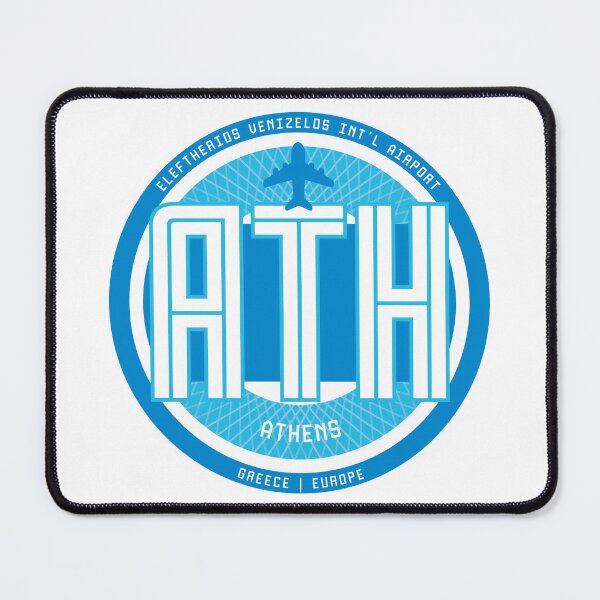Item preview, Airport Badge Sticker ATH Athens designed and sold by avionuts.