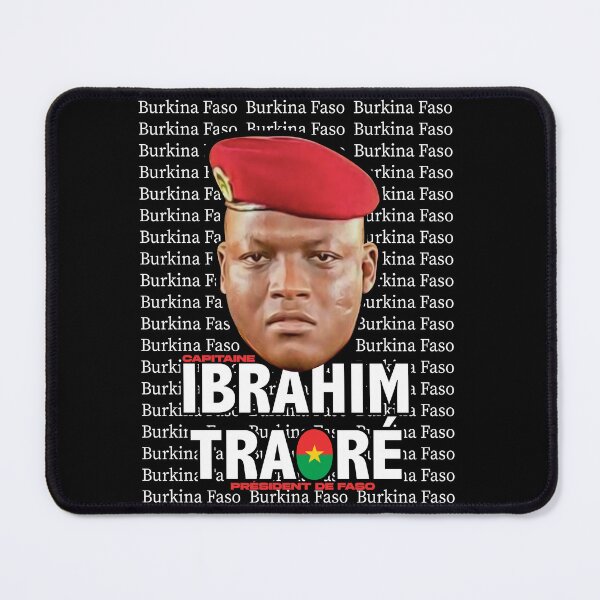 Item preview, Ibrahim Traoré Burkina Faso designed and sold by Wolagno.