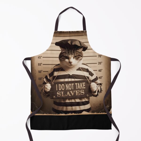 Item preview, Funny Cat Mugshot Shirt – “I Own Humans” Vintage Design designed and sold by boundlessly2art.