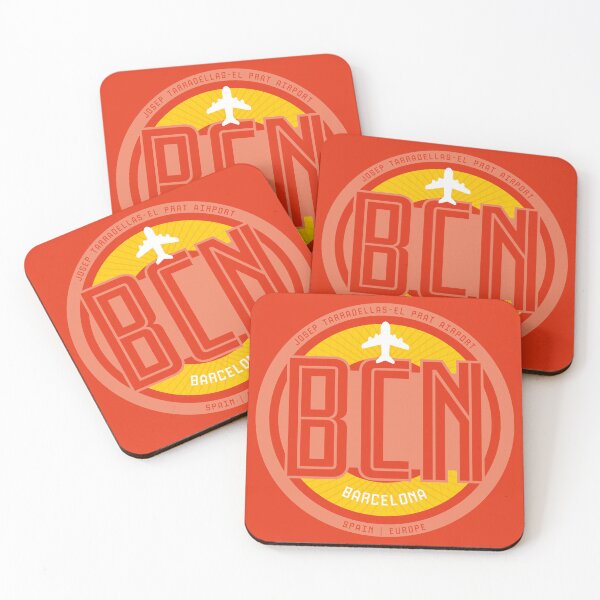 Item preview, Airport Badge Sticker BCN Barcelona designed and sold by avionuts.