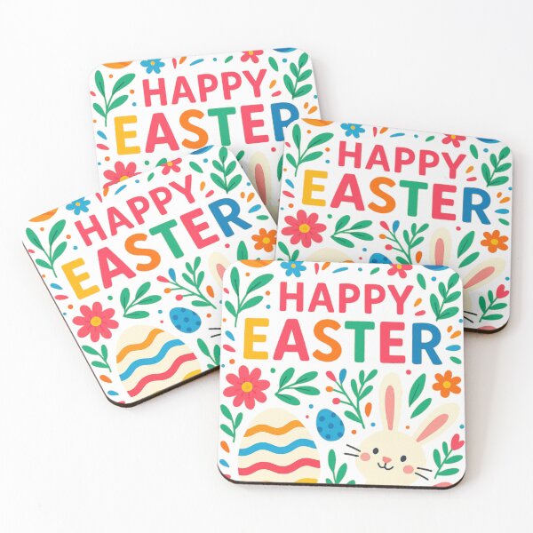 Item preview, Easter, holiday, happy Easter, rabbit, egg, cheerful, colours, colourful, funny  designed and sold by B-M-Store.