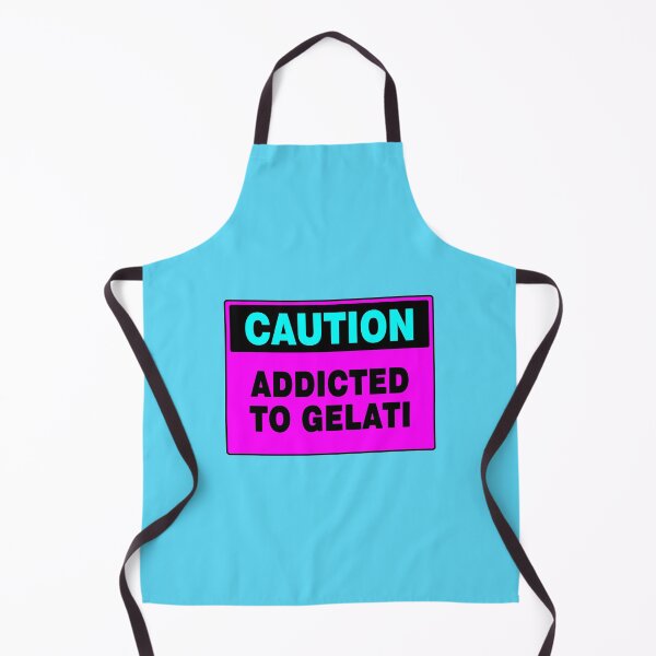Item preview, Caution Sign: Addicted To Gelati, Pink Sign, Sweet Treat, Icecream designed and sold by AASparksDesigns.
