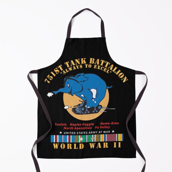 Item preview, 751st Tank Battalion - Always to Excel - w Tank w PP - WWII EU SVC designed and sold by Military Insignia Products.