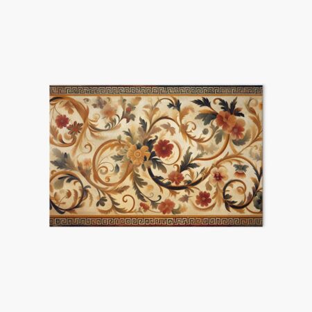Aperçu de l'œuvre Motif floral baroque créée et vendue par JacquiTaylorArt.