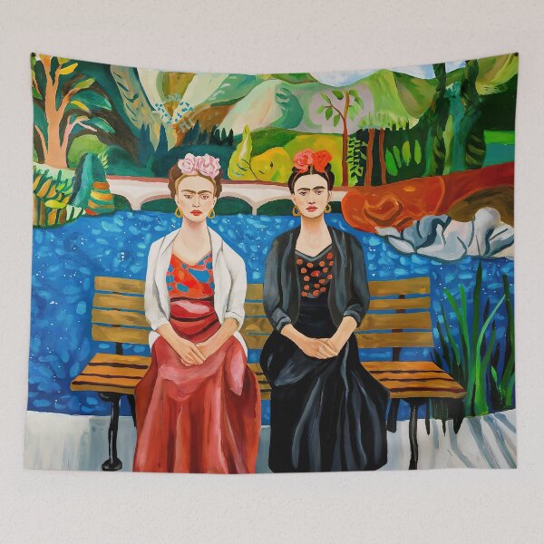 Item preview, Inspired by The Two Fridas, 1939 by Frida Kahlo Painting  designed and sold by Tamas Das.