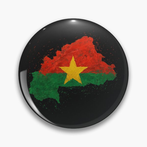 Item preview, Painted Burkina Faso flag designed and sold by ilakz.