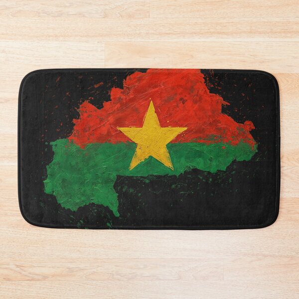 Item preview, Painted Burkina Faso flag designed and sold by ilakz.