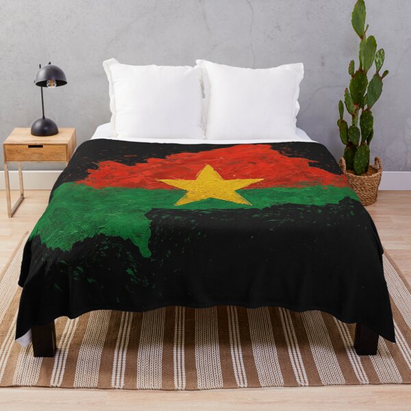 Item preview, Painted Burkina Faso flag designed and sold by ilakz.