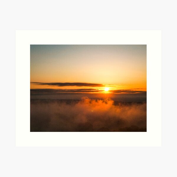 Sunrise over Dagnam Park Art Print