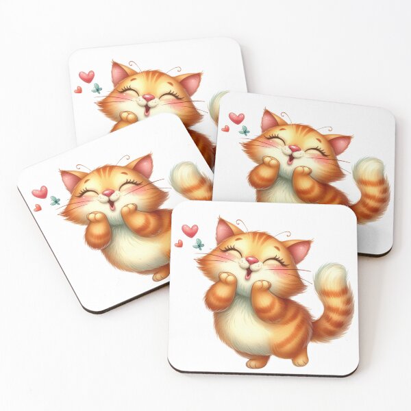 Item preview, Cute Funny Cat Sublimation Clipart2 designed and sold by Eiwaprints.