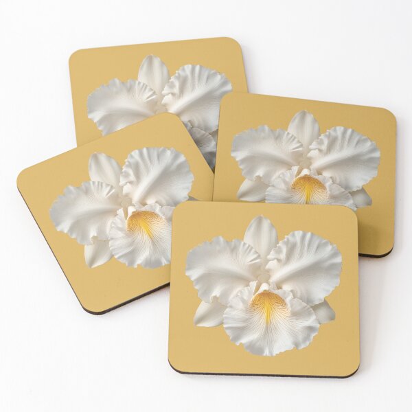 Item preview, White Cattleya orchid designed and sold by FluffyGallery.