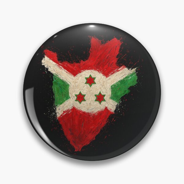 Item preview, Burundi flag painted designed and sold by ilakz.