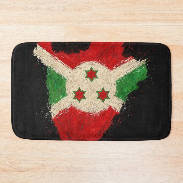 Item preview, Burundi flag painted designed and sold by ilakz.