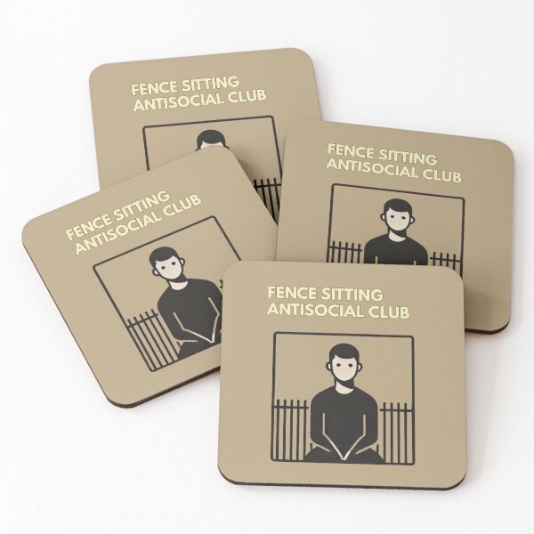 Item preview, Fence Sitting Antisocial Club designed and sold by TrendsLook.
