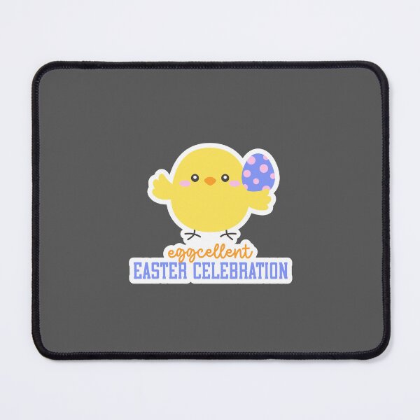 Item preview, Eggcellent Easter Celebration – Cute Chick with Colorful Egg Sticker designed and sold by BubiStudio.