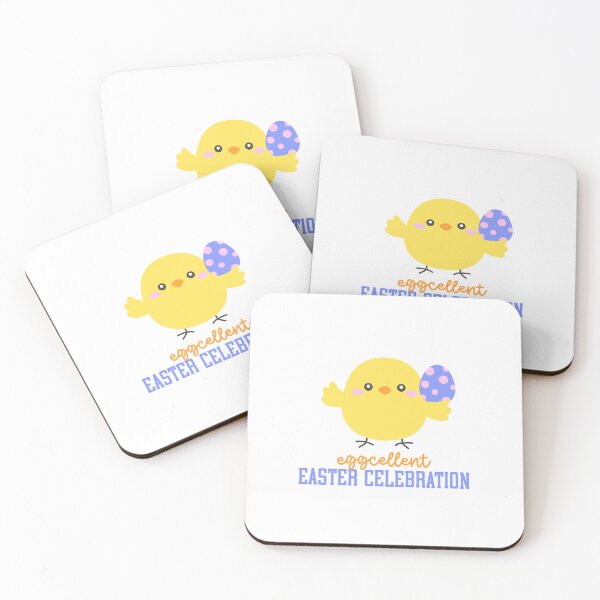 Item preview, Eggcellent Easter Celebration – Cute Chick with Colorful Egg Sticker designed and sold by BubiStudio.