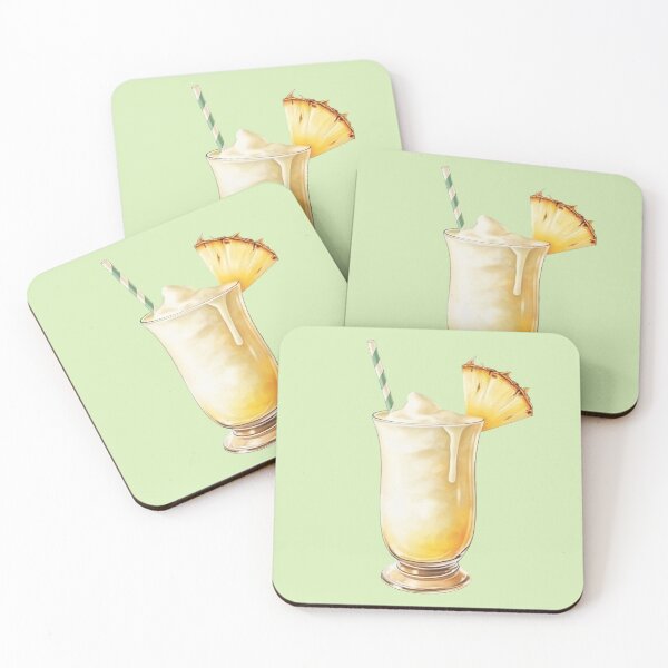 Item preview, Watercolor Piña Colada designed and sold by Violet Peonies.