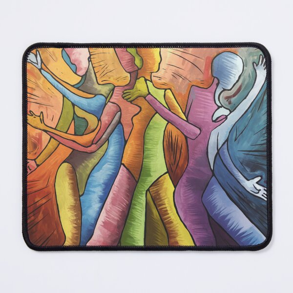 Item preview, Dance of abstract people designed and sold by wzetart.