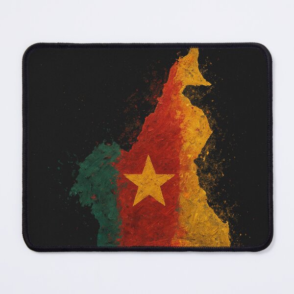 Item preview, Painted Cameroon flag designed and sold by ilakz.