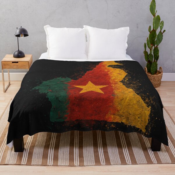 Item preview, Painted Cameroon flag designed and sold by ilakz.
