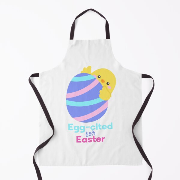 Item preview, Egg-cited for Easter – Peeking Chick in Striped Eggshell Sticker designed and sold by BubiStudio.