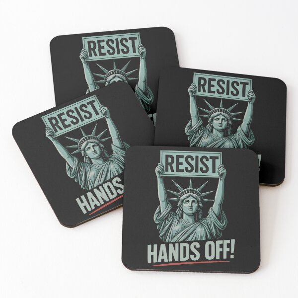Item preview, Resist Resistance Statue of Liberty Hands Off Protest designed and sold by DorikoKazan.