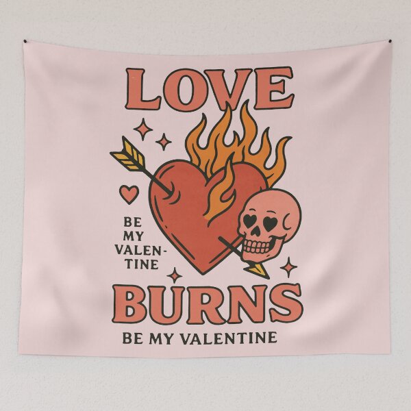 Item preview, Love Burns Valentine designed and sold by zzz888.