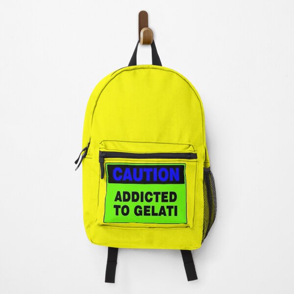 Item preview, Caution Sign: Addicted To Gelati, Icecream, Sweet Treat, Green Sign designed and sold by AASparksDesigns.