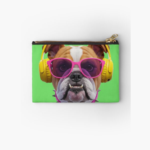 Item preview, Cool Bulldog Vibes: Pink Shades & Beats designed and sold by RRBEK.