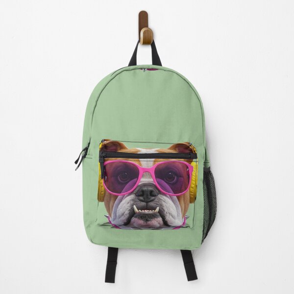 Item preview, Cool Bulldog Vibes: Pink Shades & Beats designed and sold by RRBEK.