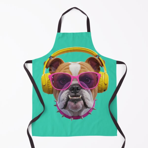 Item preview, Cool Bulldog Vibes: Pink Shades & Beats designed and sold by RRBEK.
