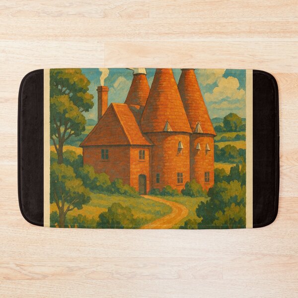 Item preview, Kentish Oast House in English Countryside designed and sold by Places On Earth.