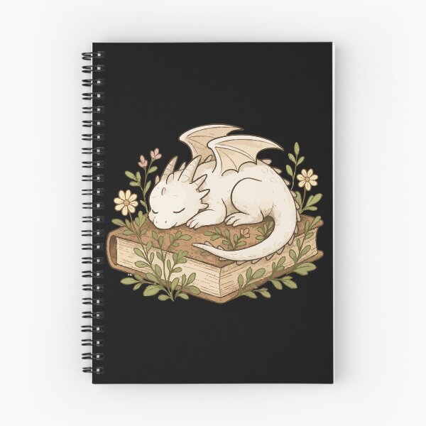 Item preview, Cute Fantasy Dragon Sleeping On The Book designed and sold by TomFrontierArt.