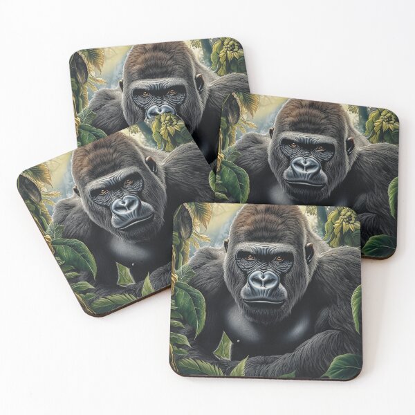 Item preview, Gorilla in Jungle designed and sold by PetsArt.