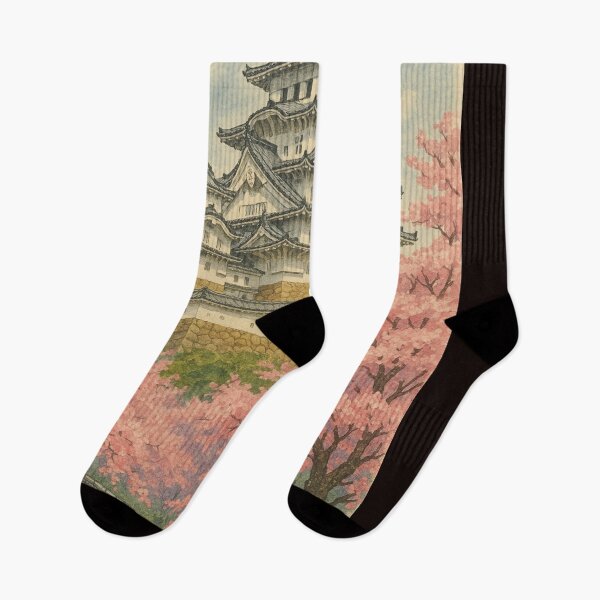 Item preview, Himeji Castle with Sakura Blossoms in Spring designed and sold by Places On Earth.