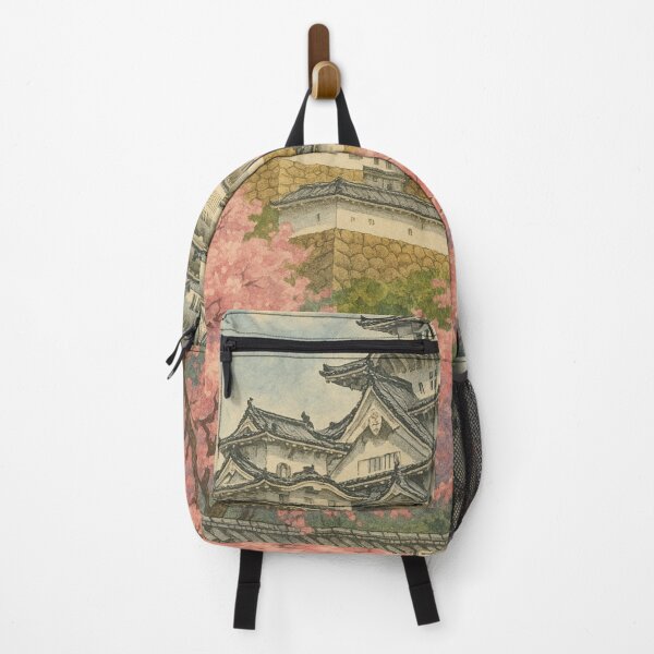 Item preview, Himeji Castle with Sakura Blossoms in Spring designed and sold by Places On Earth.
