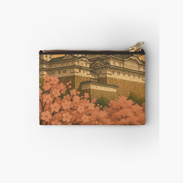 Item preview, Himeji Castle at Sunset with Cherry Blossom Trees designed and sold by Places On Earth.