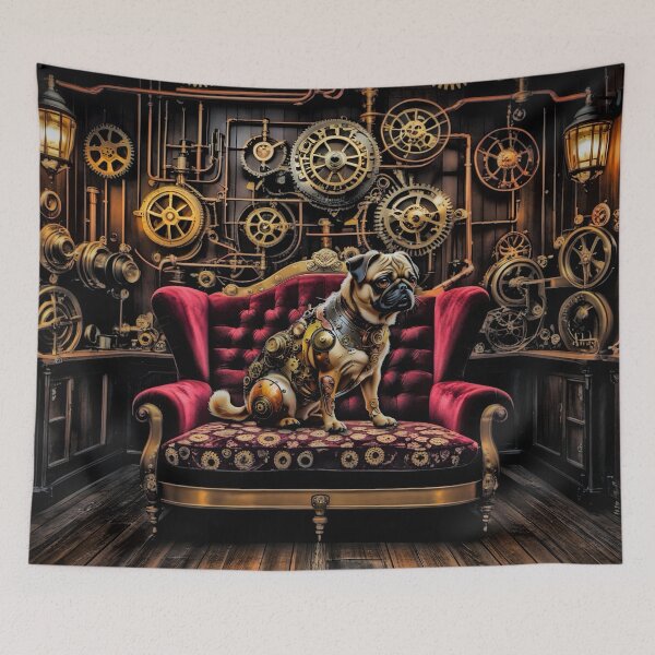 Item preview, Steampunk Pug designed and sold by NikkiBear67.
