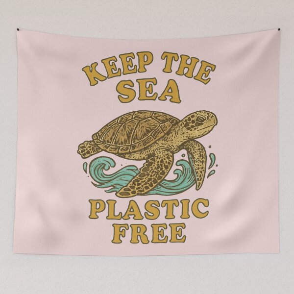 Item preview, Keep the Sea Plastic Free - Sea Turtle Conservation designed and sold by zzz888.