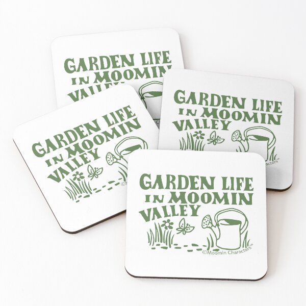 Item preview, Moomin Garden Life Watering Can Green Print designed and sold by MoominStore.